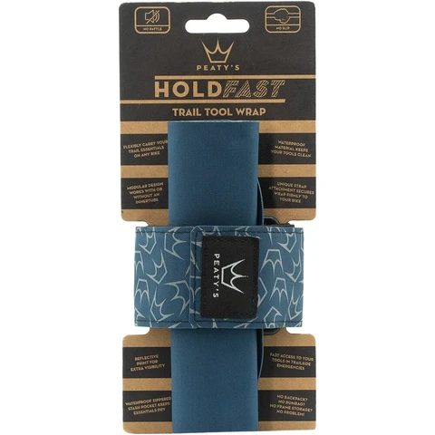 PEATY'S Porta-attrezzi HoldFast Trail Tool Wrap Ocean Blue